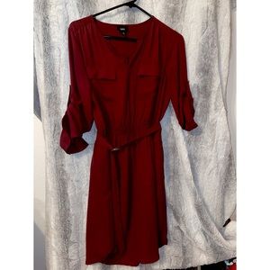 Mossimo Burgundy Dress